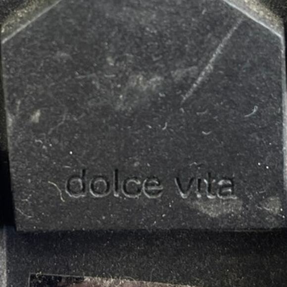 Dolce Vita Rubi Black Leather Snake Crocodile Platform Combat Lace Up Boots 9.5 - Picture 8 of 8